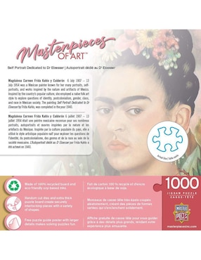 Rompecabezas Frida Kahlo Master Pieces 1000 piezas