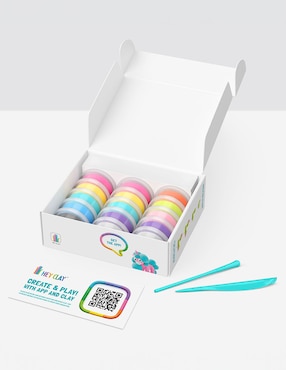 Set de arcilla para moldear unicornios hey clay
