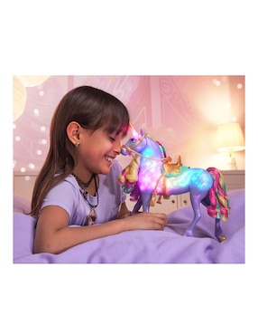 Muñeca Unicorn Academy Spin Master Rainbow Light-Up Wildstar