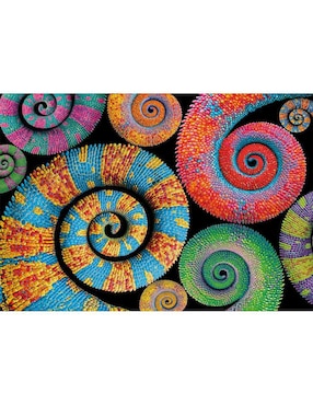 Rompecabezas Colorboom Curly Tails Clementoni 500 piezas
