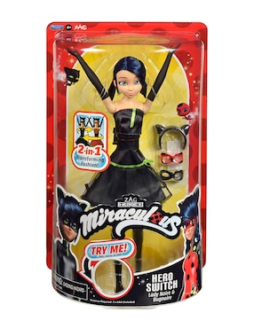 Muñeca fashion Miraculous Ladybug Bandai Hero Switch