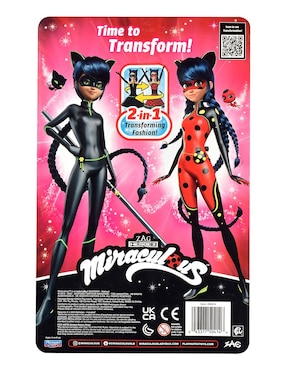 Muñeca fashion Miraculous Ladybug Bandai Hero Switch