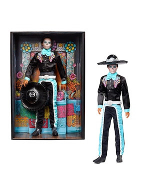 Muñeco Articulado Barbie Ken Día De Muertos