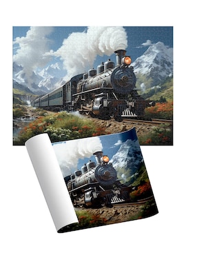 Rompecabezas Locomotora de Vapor Novelty 1000 piezas
