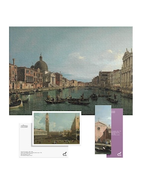 Rompecabezas Canaletto El Gran Canal En Venecia Novelty 1000 Piezas