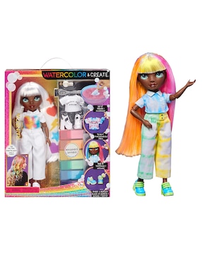 Muñeca Mga Rainbow High Color and Create