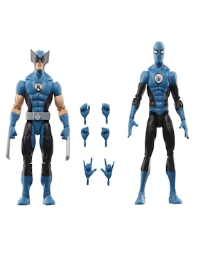 Set Figuras Acción Articulada Fantastic Four 4 Wolverine Y Spider-Man Hasbro