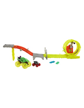 Pista armable Hot Wheels Power Smashers Monster Trucks
