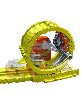 Pista armable Hot Wheels Power Smashers Monster Trucks