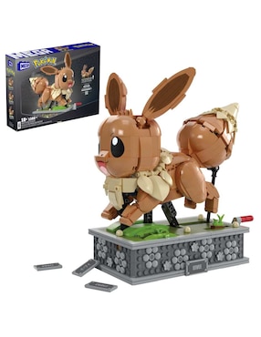 Mega Mattel Mega Pokémon juguete de construcción Eevee con movimiento HTH71