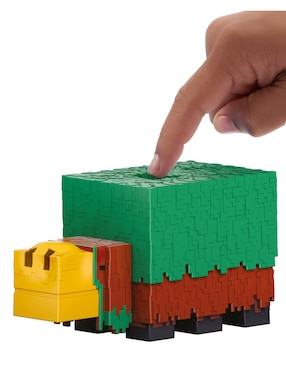 Figura de acción articulada Minecraft Legends Minecraft collectors Mattel con sonido
