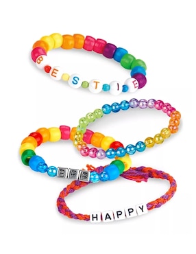Estudio de lujo de pulseras con cuentas y dijes Shimmer Sparkle Ruz