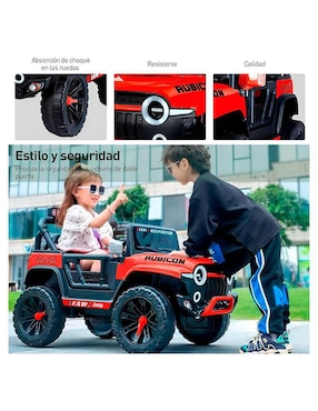 Automóvil montable Bluelander recargable