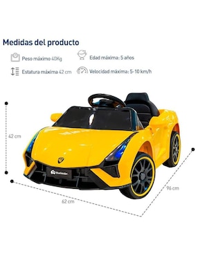 Automóvil montable Bluelander recargable