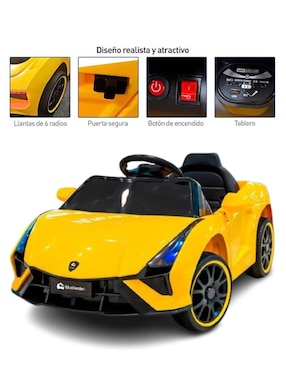 Automóvil montable Bluelander recargable