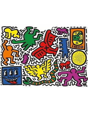 Rompecabezas Abstracto Keith Haring 2 Clementoni 1000 piezas