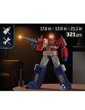 Rompecabezas Caricaturas SM Puzz 4D Optimus Prime Spin Master 300 piezas