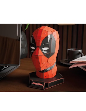 Rompecabezas Superhéroes SM Puzz 4D Máscara Deadpool Spin Master 54 piezas