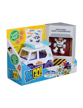 Automóvil Spin Master Pizza Launcher Cyborg Teen Titans Go!