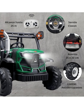 Automóvil montable The Baby Shop recargable