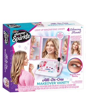 Set de maquillaje Ruz Shimmer N Sparkle: Makeover Vanity