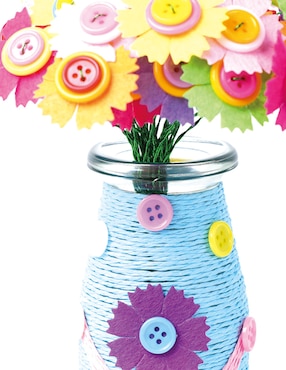 Ramo de claveles con botones Toy Town