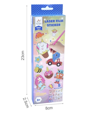 Laser Film Sticker Toy Town