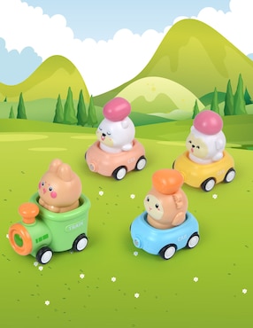 Inertial Magnet Train Toy Town juego didáctico infantil unisex