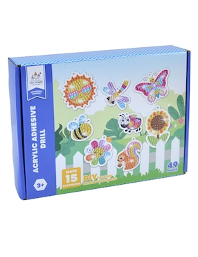 Acrylic Adhesive Drill Toy Town
