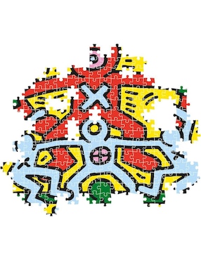 Rompecabezas Abstracto Keith Haring 3 Clementoni 1000 piezas