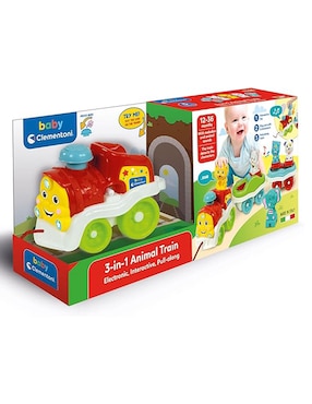 3 En 1 Animal Train Clementoni juego electrónico infantil unisex
