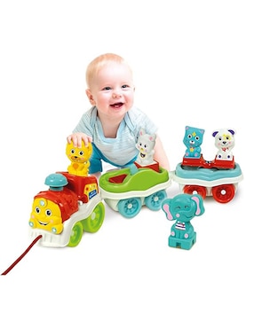 3 En 1 Animal Train Clementoni juego electrónico infantil unisex