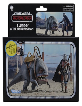 Set figuras acción articulada Star Wars The Mandalorian The Mandalorian & Grogu vintage Star Wars