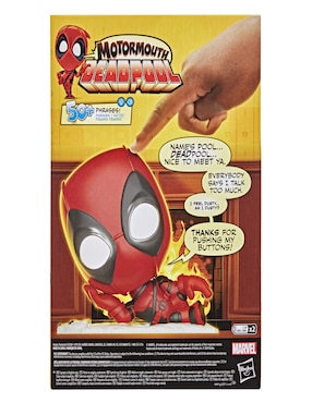 Figura de acción Deadpool collectors Marvel con luz y sonido