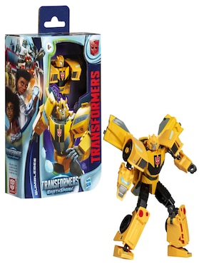 Figura de acción articulada Transformers: EarthSpark Bumblebee deluxe Transformers 2 en 1