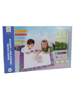 Magic Water Doodle Pen+ Canvas Toy Town juego didáctico infantil unisex