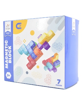 Magnetic Block Toy Town juego armable unisex