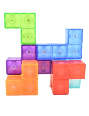 Magnetic Block Toy Town juego armable unisex