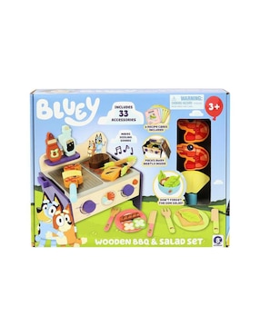 Set utensilios para cocina juguete Bluey