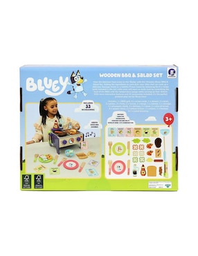 Set utensilios para cocina juguete Bluey