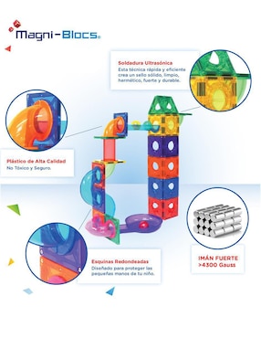 Magni Blocs Marble Run Imanes Didácticos