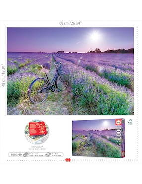 Rompecabezas campo de lavanda Educa Puzzle Educa Borras 500 piezas