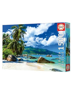 Rompecabezas paisaje 1500 Seychelles Educa Borras 1500 piezas