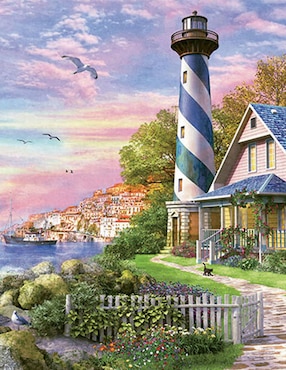 Rompecabezas faro en Rock Bay Educa Puzzle Educa Borras 4000 piezas