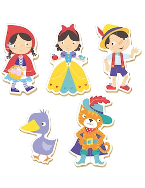 Rompecabezas cuentos Baby Puzzle Erase una vez Educa Borras 19 piezas