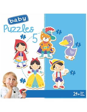 Rompecabezas cuentos Baby Puzzle Erase una vez Educa Borras 19 piezas
