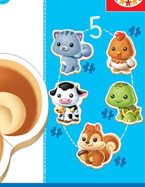 Rompecabezas animales Baby Puzzles Educa Borras 19 piezas
