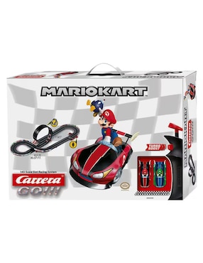 Set pista y automóviles Carrera go!! mario kart wii Mario y Luigi