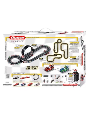 Set pista y automóviles Carrera go!! mario kart wii Mario y Luigi