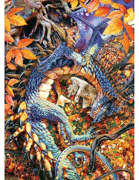 Rompecabezas Dragón Dragon de Abby Cobble Hill 1000 piezas